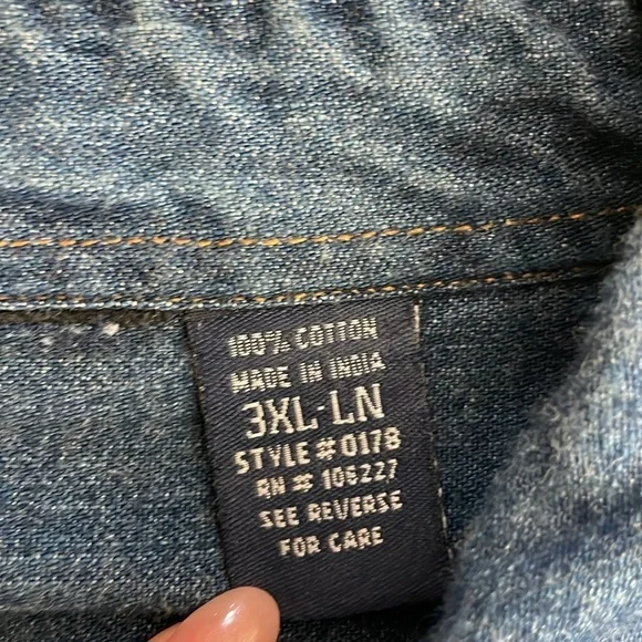 Denim Pearl-Snap Shirt - Picture 8 of 11